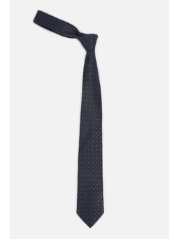 Allen Solly - Mens Navy Blue Embroidered Formal Tie