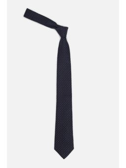 Allen Solly - Mens Navy Blue Embroidered Formal Tie