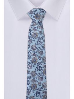 Peter England - Mens Blue Embroidered Tie
