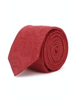 Van Heusen - Mens Red Print Formal Tie