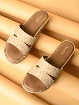 ROCIA - By Regal Beige Women Casual Sandal