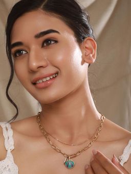 Aatmana - Green Chain Pendant