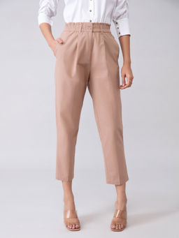Twenty Dresses by Nykaa Fashion - Work Brown A Dream Of Glory Pants