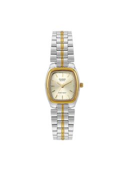 Casio - Women ENTICER Gold Dial Analog Stainless Steel Watch - LTP-1169G-9ARDF