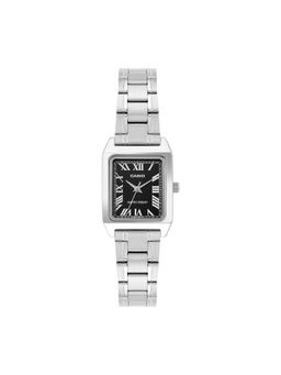 Casio - Women ENTICER Black Dial Analog Stainless Steel Watch - LTP-V007D-1BUDF