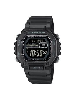 Casio - Men Youth Black Dial Digital Resin Watch - MWD-110HB-1BVDF