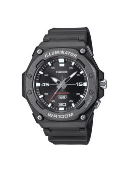 Casio - Men Youth Black Dial Analog Resin Watch - MW-620H-1AVDF