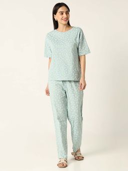 R&B - Floral Relaxed Women Pyjama