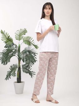 R&B - Floral Straight Women Pyjama
