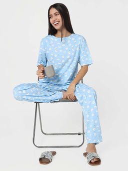R&B - Floral Slim Women Pyjama