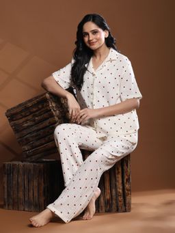 Bstories - Women Cotton Printed Night Suit