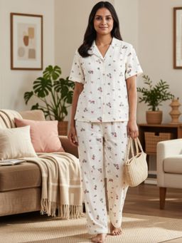 Bstories - Women Cotton Printed Night Suit