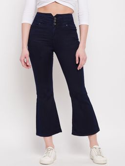 Madame - Solid Navy Blue Jeans