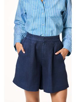 TERRA LUNA - Blue Paloma Linen Short