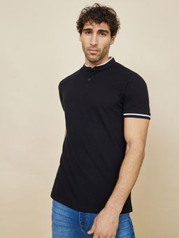 Styli - Tipping Detail Pique T-Shirt