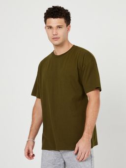 Styli - Basic Crew Neck Oversized Fit T-Shirt