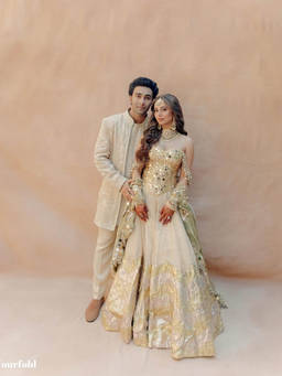 ITRH - Ivory Nagma Lehenga And Corset
