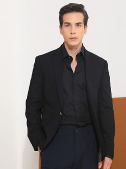 Rare Rabbit - Barton Black Premium Stretch Blazer