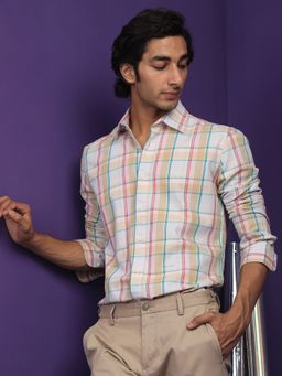 Rare Rabbit - Campo Pink Full Sleeve Shirt