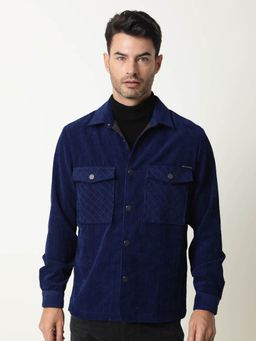 Rare Rabbit - Nelli Navy Cordrouy Trucker Jacket
