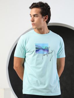 Rare Rabbit - Libro Blue Graphic Printed T-Shirt