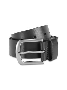 United Colors of Benetton - Bradano Men Leather Belt - Black