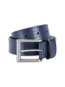 United Colors of Benetton - Stilaro Men Leather Belt - Navy Blue