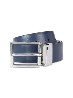 United Colors of Benetton - Furbo Men Leather Belt - Navy Blue and Brown