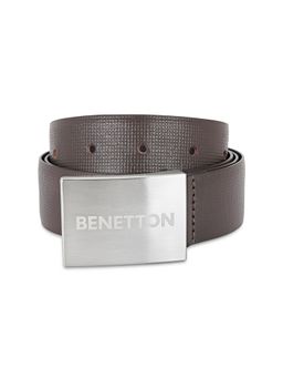 United Colors of Benetton - Gatto Men Leather Belt - Brown