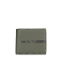 United Colors of Benetton - Cloyd Men Leather Wallet - Olive