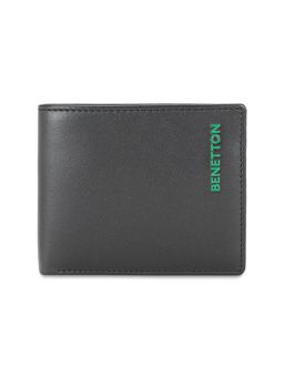United Colors of Benetton - Justino Men Leather Wallet - Black