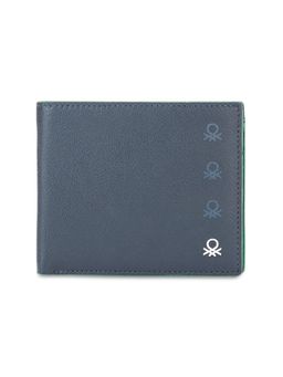 United Colors of Benetton - Caspian Men Leather Wallet - Navy Blue