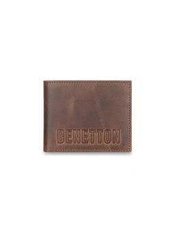 United Colors of Benetton - Osmond Men Leather Wallet - Brown