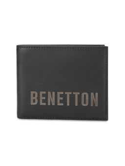 United Colors of Benetton - Damek Men Leather Wallet - Black