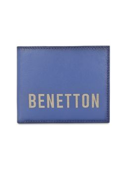 United Colors of Benetton - Damek Men Leather Wallet - Blue