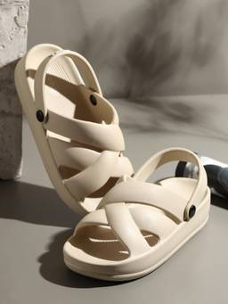 Yoho - Beige Wanderz Clogs for Women