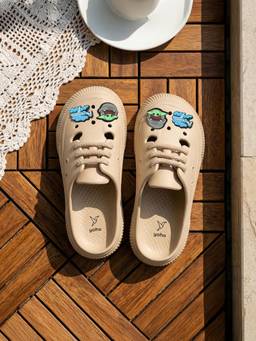 Yoho - Beige Women Casual 1 Pair Clogs