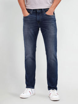 U.S. Polo Assn. Denim Co. - Men Blue Cotton Solid Jeans