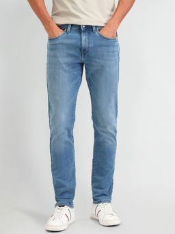 U.S. Polo Assn. Denim Co. - Men Blue Cotton Solid Jeans
