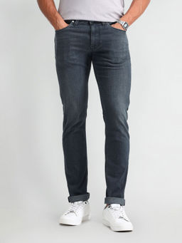 U.S. Polo Assn. Denim Co. - Men Blue Cotton Solid Jeans