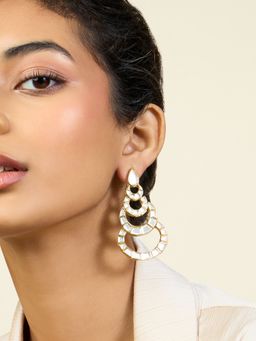 Isharya - Mehrunisa Chandelier Earrings In 18Kt Gold Plated