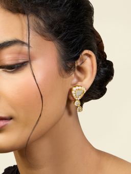 Isharya - Sheesh Mahal Ear Climber In 18Kt Gold Plated
