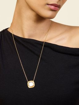 Isharya - Rozana Pendant Necklace In 18Kt Gold Plated