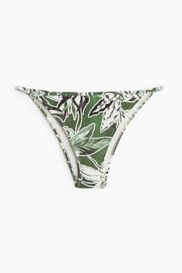 H&M - Women Green Cheeky Tanga Bikini Bottoms
