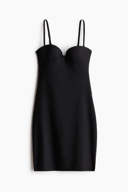 H&M - Women Black Light Shape Microfibre Slip