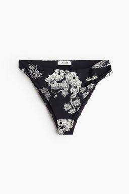 H&M - Women Black Patterned Bikini Bottoms