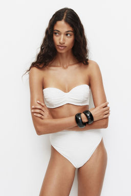 H&M - Women White Padded Balconette Bikini Top