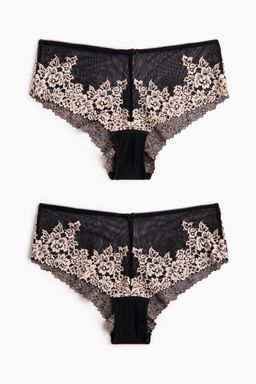 H&M - Women 2-Pack Lace Hipster Briefs