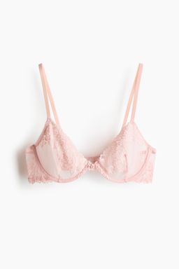 H&M - Women Pink Underwired Lace Bra
