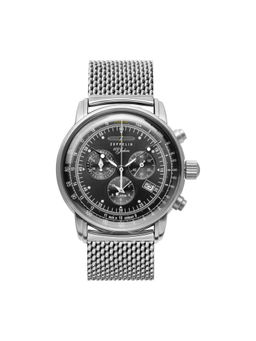 Zeppelin - 100 Years Ed.1 Chronograph Date Analog Dial Colour Black Men Watch - 7680M2